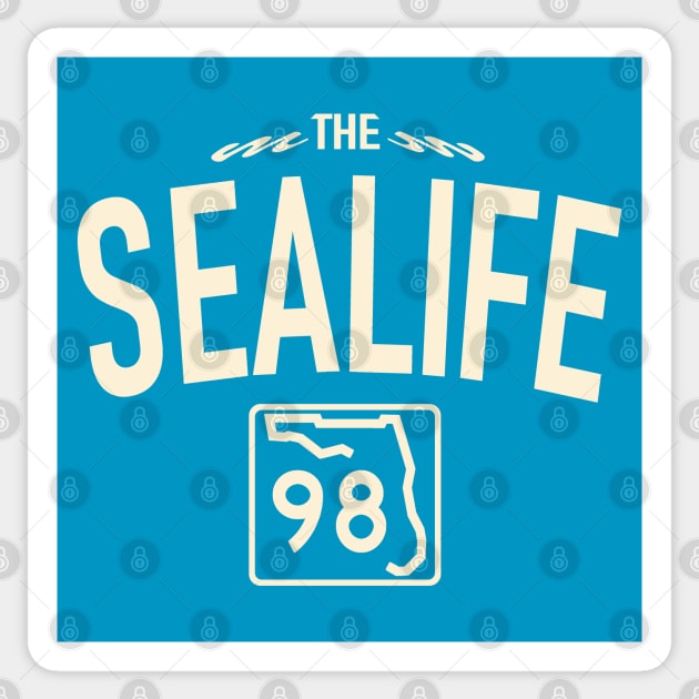 The SeaLife HWY 98 Sticker by Etopix